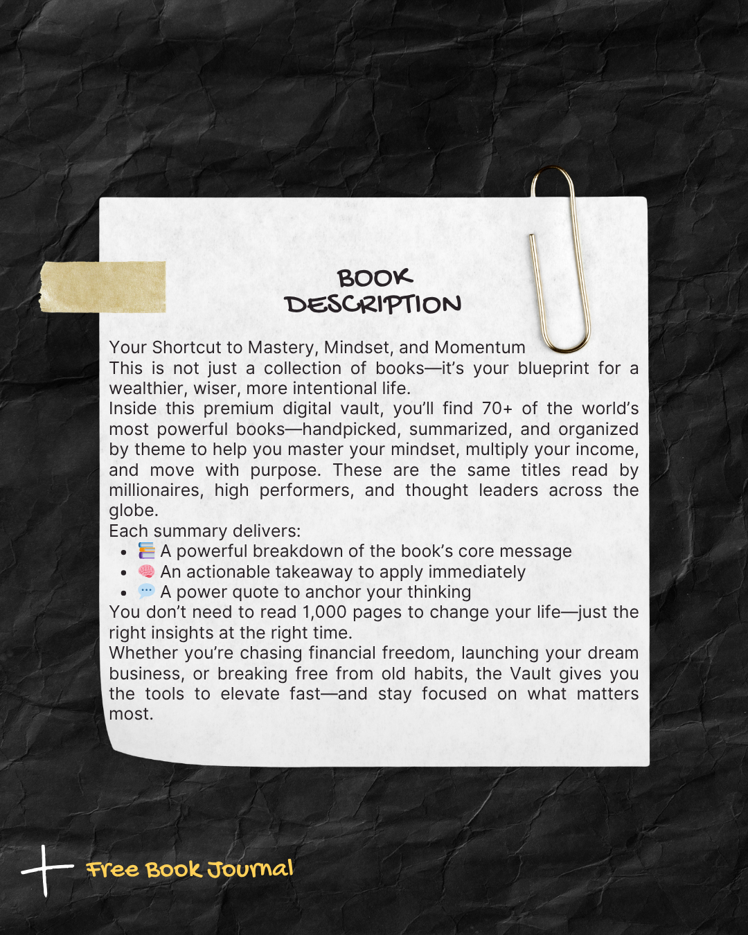 Ultimate Book Vault
