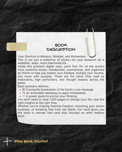 Ultimate Book Vault