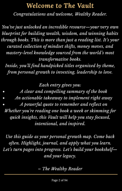 Ultimate Book Vault